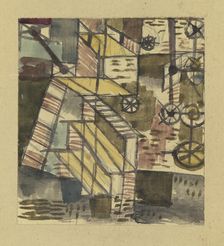 Untitled (Factory), 1922. Creator: Klee, Paul (1879-1940)