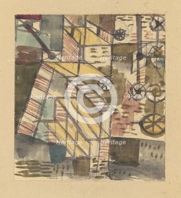 Untitled (Factory), 1922. Creator: Klee, Paul (1879-1940).
