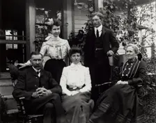 Untitled (Family of Five), c1900, printed 1980. Creator: Unknown