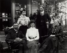 Untitled (Family of Five), c1900, printed 1980. Creator: Unknown