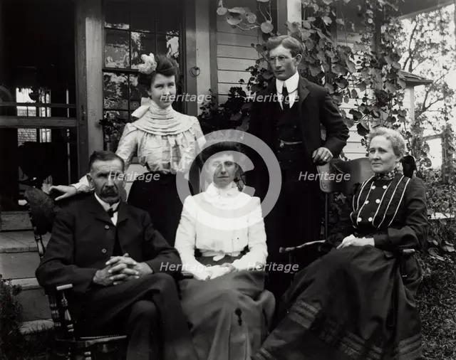 Untitled (Family of Five), c1900, printed 1980. Creator: Unknown.
