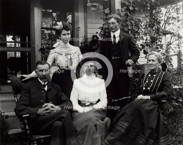Untitled (Family of Five), c1900, printed 1980. Creator: Unknown.