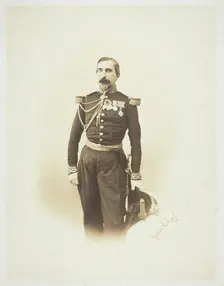 Untitled [French officer], 1857. Creator: Gustave Le Gray