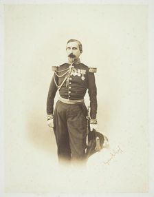 Untitled [French officer], 1857. Creator: Gustave Le Gray