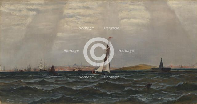 Untitled (Harbor Scene), n.d. Creator: Unknown.