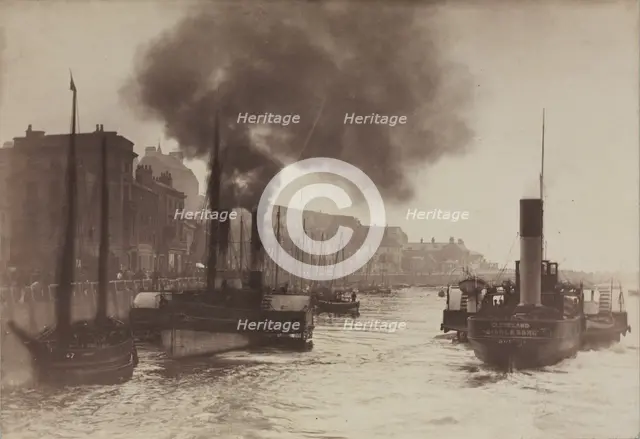Untitled (Harbor Scene), c. 1880. Creator: Frank Meadow Sutcliffe (British, 1853-1941).