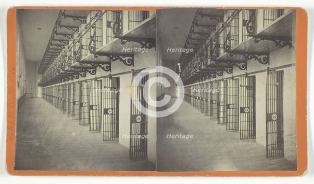 Untitled [interior of a prison, 1875/99.  Creator: Unknown.