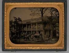 Untitled (John C. Fremont's Oso Hotel, Near Mariposa, CA), 1856. Creator: Unknown