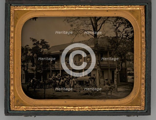 Untitled (John C. Fremont's Oso Hotel, Near Mariposa, CA), 1856. Creator: Unknown.