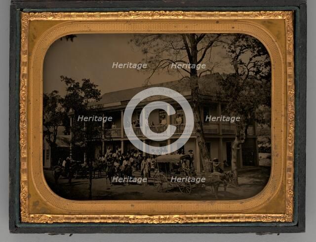 Untitled (John C. Fremont's Oso Hotel, Near Mariposa, CA), 1856. Creator: Unknown.