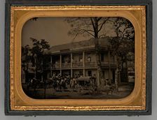 Untitled (John C. Fremont's Oso Hotel, Near Mariposa, CA), 1856. Creator: Unknown