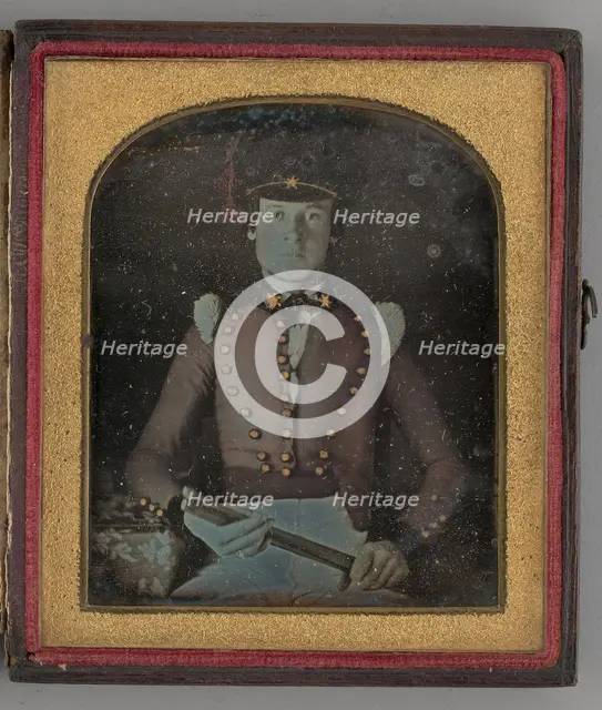 Untitled (John Drew, War Drummer, Mexican-American War), 1847. Creator: H. R. Grant.