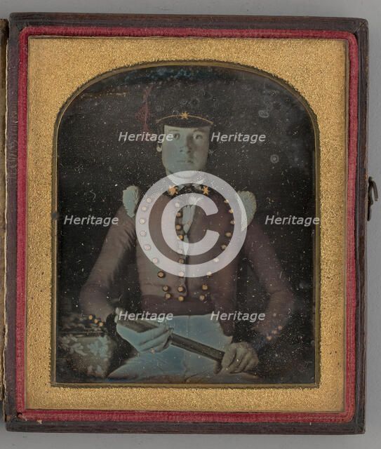 Untitled (John Drew, War Drummer, Mexican-American War), 1847. Creator: H. R. Grant.