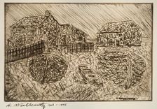 Untitled (One Of Six Prints), 1903-1925. Creator: Abraham Walkowitz