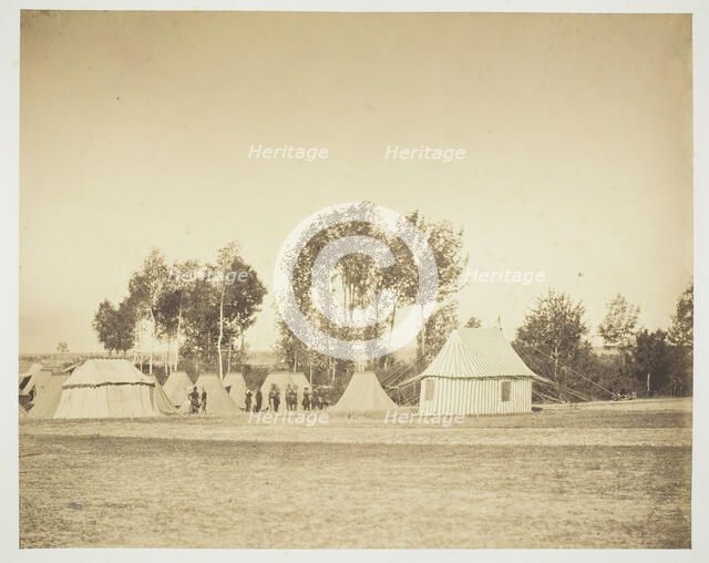 Untitled [officers], 1857.  Creator: Gustave Le Gray.