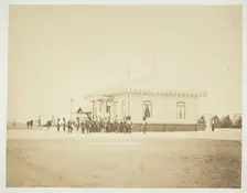 Untitled [officers and dignitaries], 1857. Creator: Gustave Le Gray