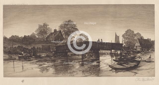 Untitled (Old Bridge), 1888. Creator: Charles Frederick William Mielatz.