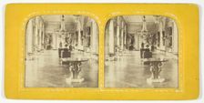Untitled [ornate interior with chandeliers], 1875/99. Creator: Deposé