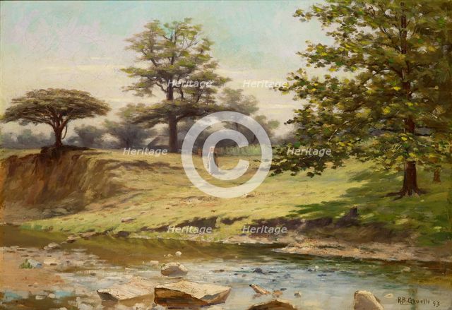 Untitled Landscape, 1893. Creator: Richard Gruelle.