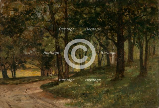 Untitled (landscape with trees), n.d. Creator: Edward Mitchell Bannister.