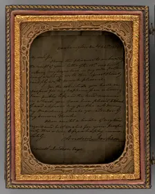Untitled (Letter from Andrew Jackson, Washington, December 26, 1836), 1870. Creator: Unknown