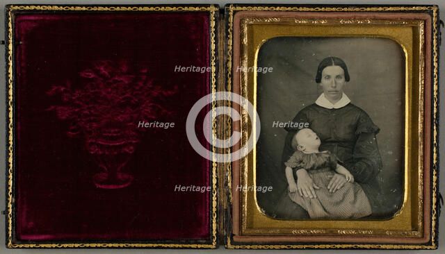 Untitled (Mother with Dead Child), 1839/60. Creator: Unknown.