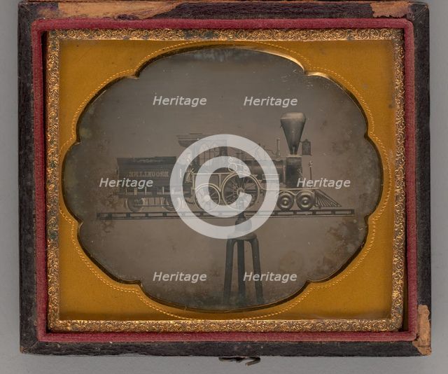 Untitled (Model of Brookline Steam Engine), 1858. Creator: Unknown.