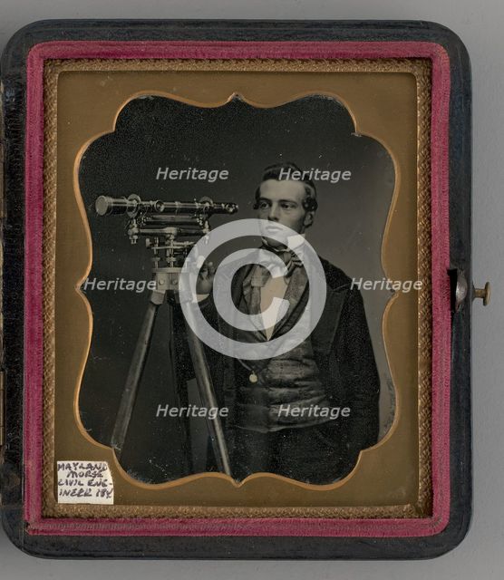 Untitled (Mayland Morse, Civil Engineer, 18 years), 1857. Creator: Unknown.