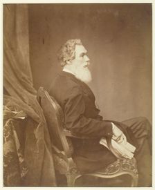 Untitled (Man in Chair, Profile), 1855/1869. Creator: Antoine-Samuel Adam-Salomon