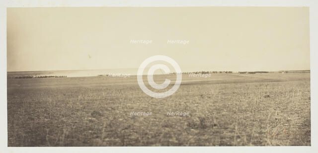 Untitled [manoeuvres], 1857.  Creator: Gustave Le Gray.