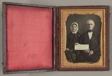 Untitled (Married Couple), 1852. Creator: Unknown