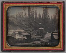 Untitled (Mining Town), 1853. Creator: Unknown