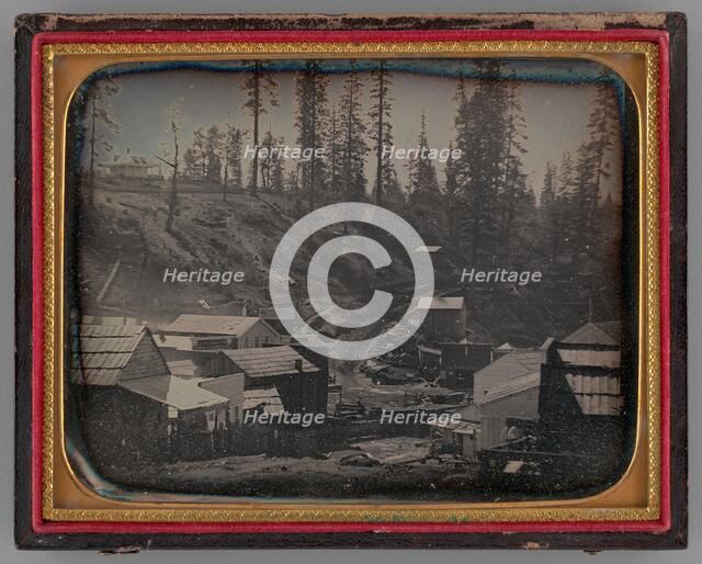 Untitled (Mining Town), 1853. Creator: Unknown.