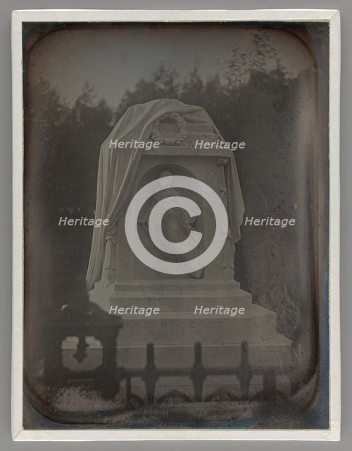 Untitled (Mt. Auburn Cemetery, Cambridge, Massachusetts), 1850. Creators: Albert Sands Southworth, Josiah Johnson Hawes.