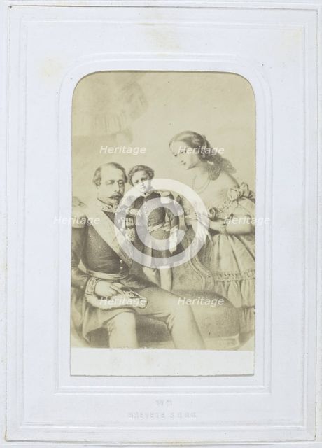 Untitled [Napoleon III and family], 1860-69. Creator: Unknown.
