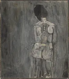 Untitled (Nude from the Back), 1902. Creator: Klee, Paul (1879-1940)