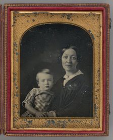 Untitled (Sarah Perkins Grosvenor Coit and George Coit), 1849. Creator: S. L. Holman