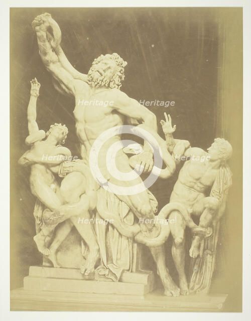 Untitled (Statue of the Laocoon), c. 1857. Creator: Robert MacPherson.