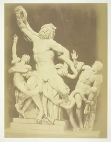 Untitled (Statue of the Laocoon), c. 1857. Creator: Robert MacPherson