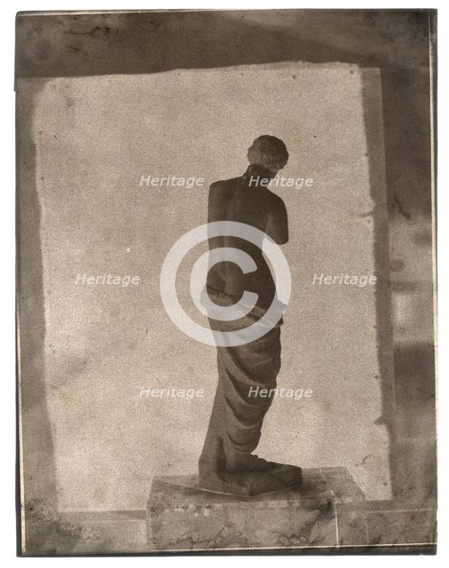Untitled [Still life with a statuette of the Venus de Milo], 1852-53. Creator: John Beasley Greene.