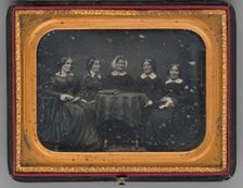 Untitled (Stone Sisters, Lincoln, Massachusetts), 1850. Creator: John Adams Whipple