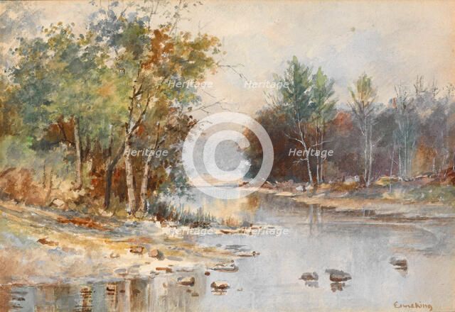 untitled (Stream in Autumn). Creator: John Joseph Enneking.