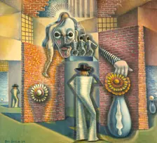 Untitled (Surreal Abstraction), 1939. Creator: Benjamin F. Berlin