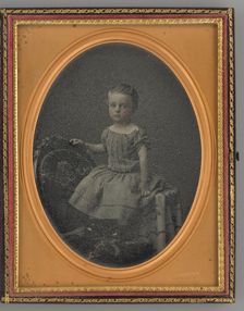 Untitled (Portrait of Child), 1855. Creator: Jeremiah Gurney