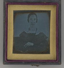 Untitled (Portrait of a Woman), 1842. Creator: Unknown