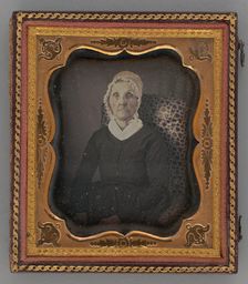 Untitled (Portrait of a Woman), 1854. Creator: E. H. Hale