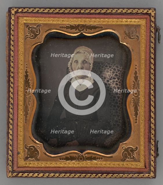 Untitled (Portrait of a Woman), 1854. Creator: E. H. Hale.