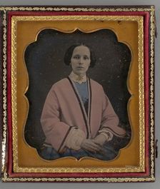 Untitled (Portrait of a Woman), 1856. Creator: Unknown