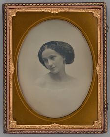 Untitled (Portrait of a Woman), 1850. Creators: Albert Sands Southworth, Josiah Johnson Hawes