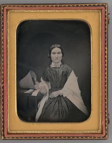 Untitled (Portrait of a Woman), 1853. Creator: Unknown